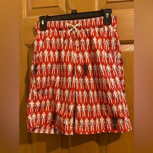 GAP Red and White Swim Trunks with Star Wars